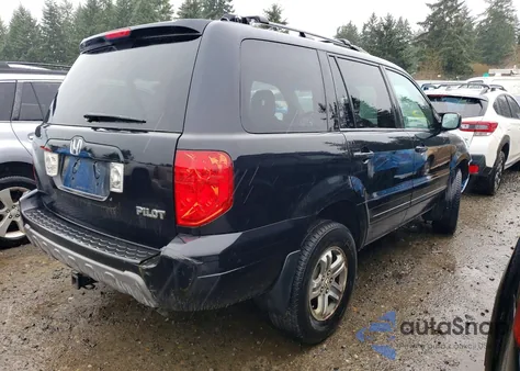 2005 Honda Pilot Ex из США, поврежденный, VIN 5FNYF18445B016547